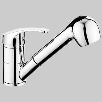 Monocomando Lavello Doccetta Estraibile 900 Cromo Cardinale