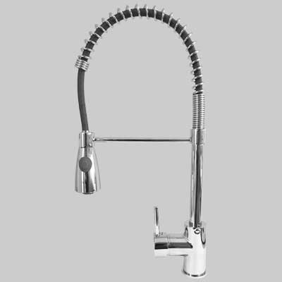 Monocomando Lavello Cucina Con Molla Serie 3000 Dm 40 Cromo Cardinale