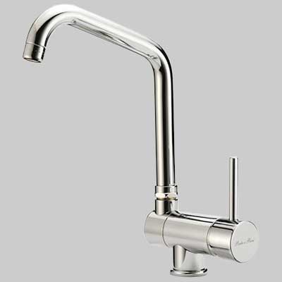 Miscelatore Lavello Canna Reclinabile Giglio Cromo Porta & Bini