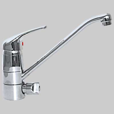 Miscelatore Lavello Cucina 3 Vie Con Attacco Acqua Potabile Cromo Porta & Bini