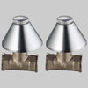 Rubinetto Incasso Con Cappuccio - 1/2 Mod. 024 - 2 Pezzi - Porta & Bini