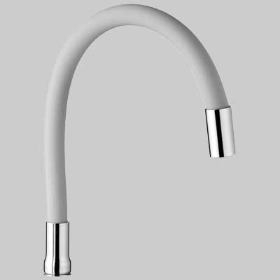 Bocca In Gomma Per Monocomando Lavello Maldive Cromo Bianco Cardinale