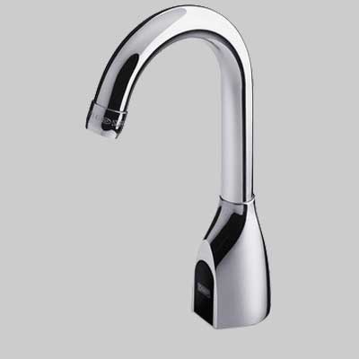 Rubinetto Lavabo A Fotocellula Canna Alta Batterie 6 V Dmp