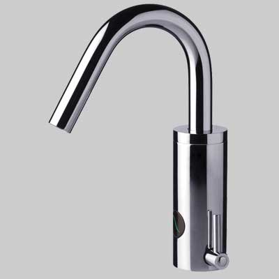 Miscelatore Lavabo A Fotocellula Canna Alta Corrente 220 V Dmp