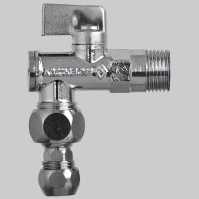 Rubinetto Filtro Sttolavabo 775 A Sfera Con Snodo 1/2X10 C/Rosetta Bugatti