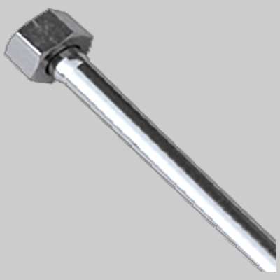 Tubetto Rame Cromato Completo Di Calotta 1/2 Femmina Mm 10 Cm 35 De Borri Roberto