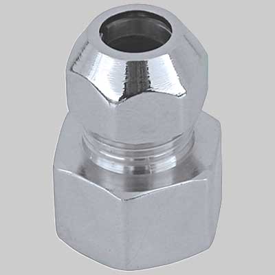 Niples Femmina Per Cannette Cromato 3/8X10 Rinaldi E Pettinaroli