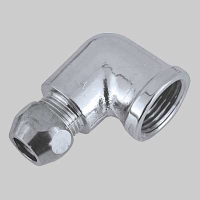 Raccordo Curvo Femmina Cromato 10X1/2 Va Albertoni