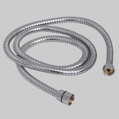 Laccio Doccia Doppia Aggraffatura Dado Girevole In Ottone 1/2X1/2 Conico Cm 150 Made In Italy