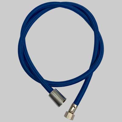 Laccio In Nylon Per Lavello 3 Vie 1/2 Conico 3/8 Esagonale Cm 120 Made In Italy