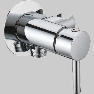 Miscelatore Incasso Tondo Con Supporto Laterale Integrato Cromo 1/2 M Made In Italy