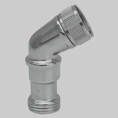 Curva Per Doccia Ottone Cromata 1/2 Made In Italy