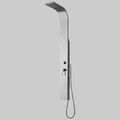 Pannello Doccia Atlanta Cromo Made In Italy