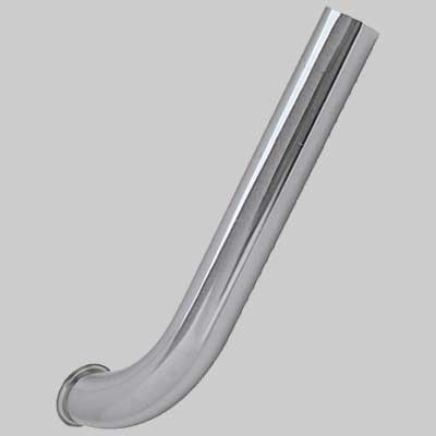 Tubo Curvo Con Bordo Ø 26 Made In Italy