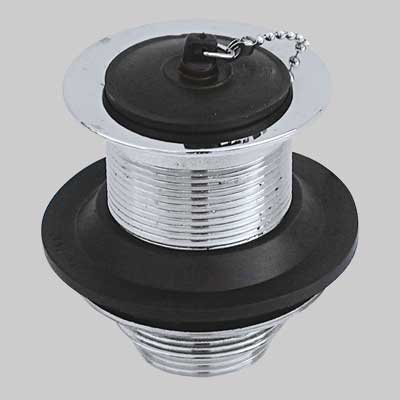 Pilettone Sifoide In Ottone Senza Troppo Pieno 1/4 Made In Italy