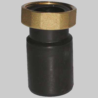 Codolo Diritto In Pehd Con Dado In Ottone 11/2 Ø 40 H. 54 Mm Bonomini