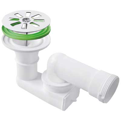 Sifone Ribassato Per Doccia Orientabile 1 1/2 D.40 Bonomini