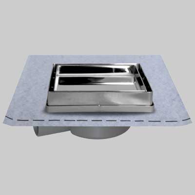 Chiusino 13 X 13 Con Portapiastrella E Guaina Cm 13X13 Guaina 1X1 Stamplast