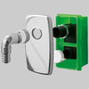 Sifone Incasso Per Lavatrice Compact Con Piastra Cromata Bonomini