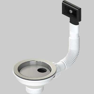 Piletta Mercurio Con Troppo Pieno Rettangolare Ø 114 L.B Plast