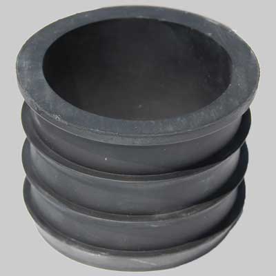 Riduzione In Gomma Nera Per Raccordo Tubi 75 X 63 Made In Italy