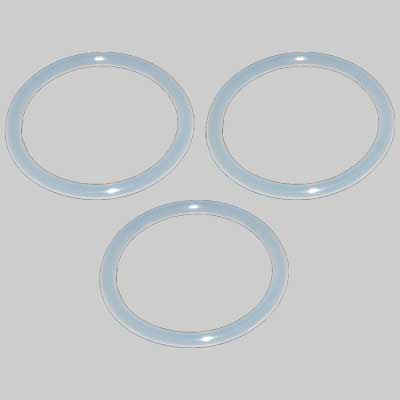 O-Ring Silicone Bianco Per Tappi Radiatori - 1'1/4 Ø 56 Acciaio - 1 Confezioni - Made In Italy