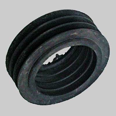 Morsetto In Gomma Nera Per Cassetta Incasso Mm 51 X Ø 40 Made In Italy