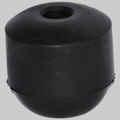 Sfera In Gomma Nera Anticalcare Ø Est. Mm 58 H 59 Mm Made In Italy