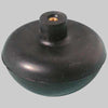 Sfera In Gomma Con Nottolino Ottone Mm 64,5 Made In Italy