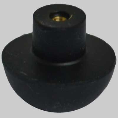 Sfera Con Nottolino Ottone Catis Ø 34 H 29 Mm Made In Italy