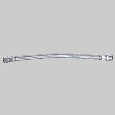 Flessibile In Acciaio Inox 1/2 M X 3/8 F Cm 20 Made In Italy