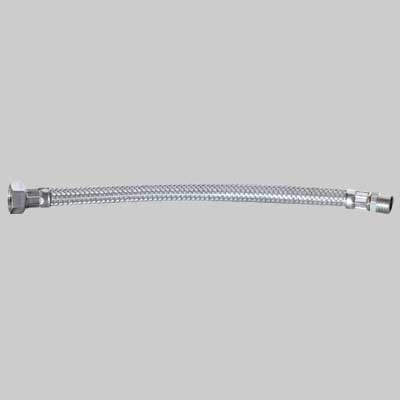 Flessibile In Acciaio Inox 3/8 M X 1/2 F Cm 25 Made In Italy