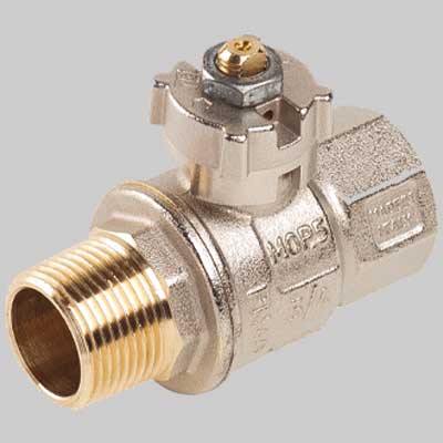 Valvola A Sfera Mf Con Quadro Piombabile 3/4 Tiemme