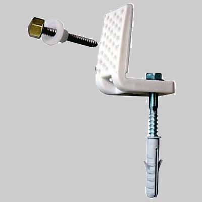 Kit Fissaggi Vaso/Bidet Laterale Bronzati Foro Laterale Made In Italy