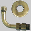 Curvetta Esagonale Bronzata 1/2 X 10 Made In Italy