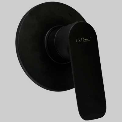 Monocomando Doccia Incasso Nove Nero Paini