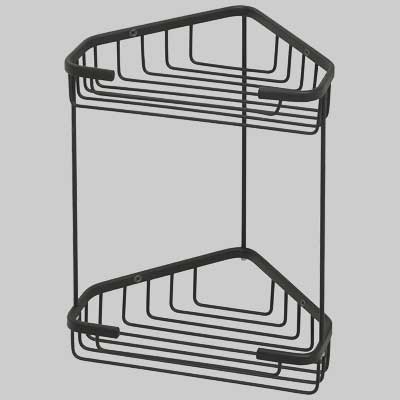 Porta Oggetti Angolare A Filo Nero Gedy