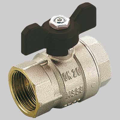 Valvole A Sfera Passaggio Totale Ff Farfalla Alluminio 3/8 Pn 50 Tiemme