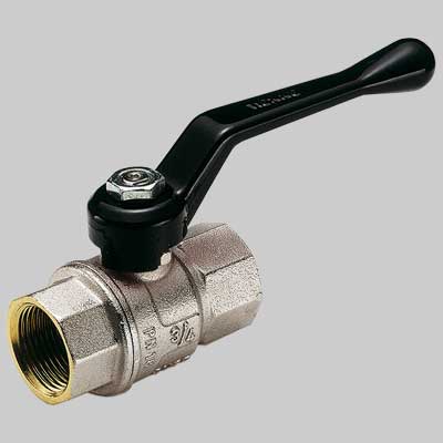 Valvole A Sfera Passaggio Totale Ff Leva Alluminio Mod. Tornado 1 1/2 Dn 40 Pn 25 Tiemme