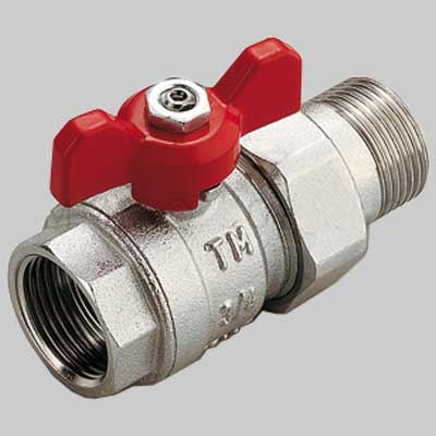 Valvole A Sfera Passaggio Totale F Con Bocchettone A Farfalla 3/4 Dn 20 Pn 40 Tiemme