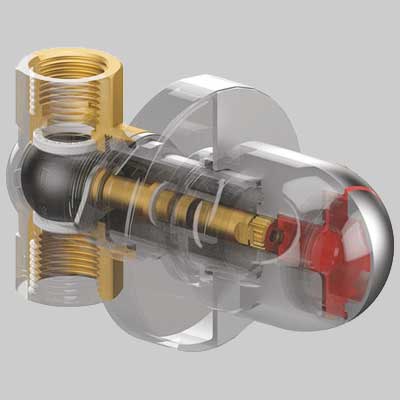 Valvola Incasso 164 Solo Corpo 1/2 Ff Teco