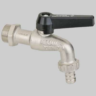 Rubinetto Portagomma Leva Alluminio Pesante 1/2 Bugatti