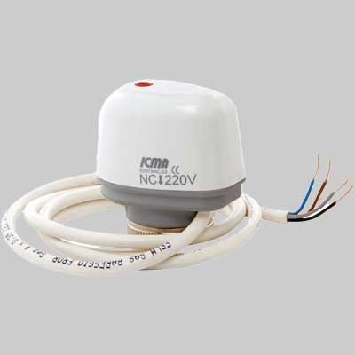 Comando Elettrotermico Con Microinterruttore Per Valvole Di Zona Icma 30X1,5 230 Volt Icma