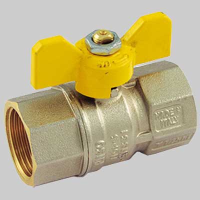 Valvola Sfera Gas F/F Farfalla Alluminio 3/4 Mop5 Tiemme