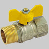 Valvola Sfera Gas M/F Farfalla Alluminio 1 Mop5 Tiemme