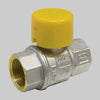 Valvola Sfera Gas F/F Con Cappuccio Piombabile 1 Mop5 Tiemme