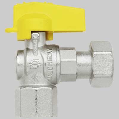 Rubinetto A Squadro Femmina Con Dado Girevole 1/2 X 1/2 G F.I.V.