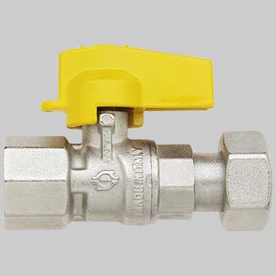 Rubinetto Diritto Femmina Con Dado Girevole 1/2 X 1/2 F.I.V.