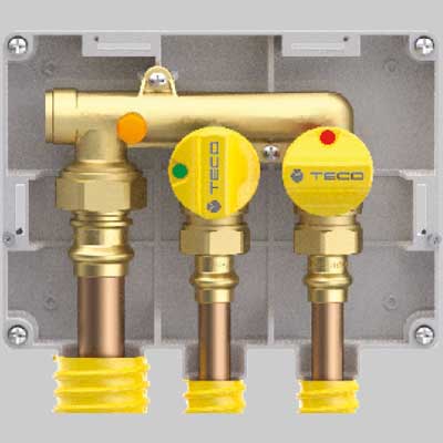 Collettore Gas Multiintercettazione Due Vie H 2.2 Teco 13/4 Teco