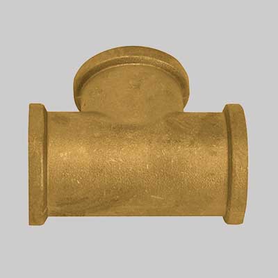 Raccordo A Tee Ottone Giallo 3/8 X 3/8 X 3/8 Made In Italy